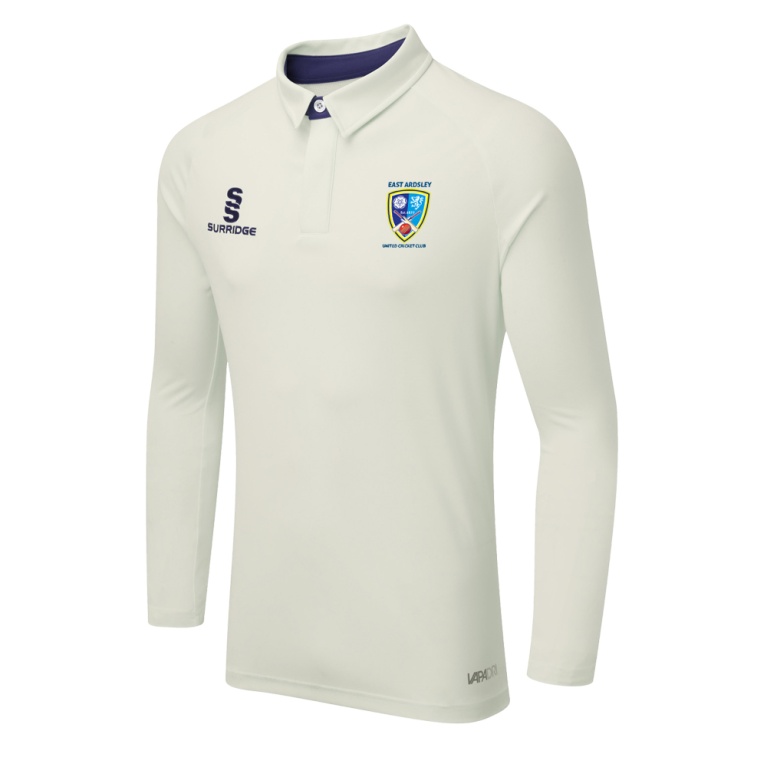 East Ardsley UTD Cricket Club - Junior Tek Long Sleeve Playing Shirt