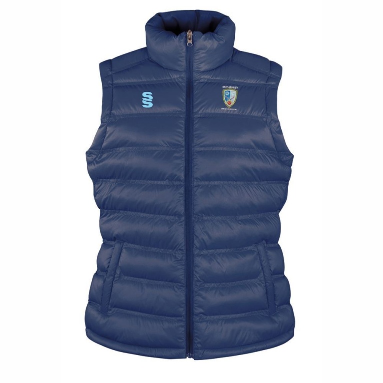 EAST ARDSLEY UTD CC - FEMALE GILET NAVY