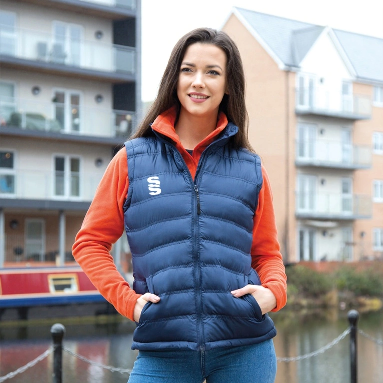 EAST ARDSLEY UTD CC - FEMALE GILET NAVY