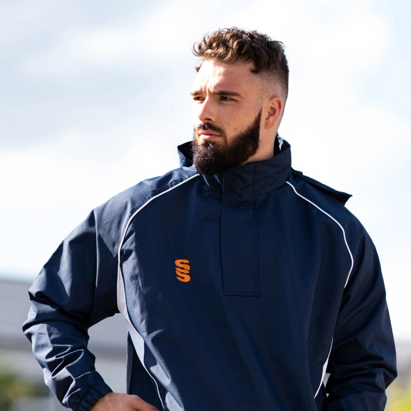 EAST ARDSLEY UTD CC - 1/4 ZIP RAIN JACKET
